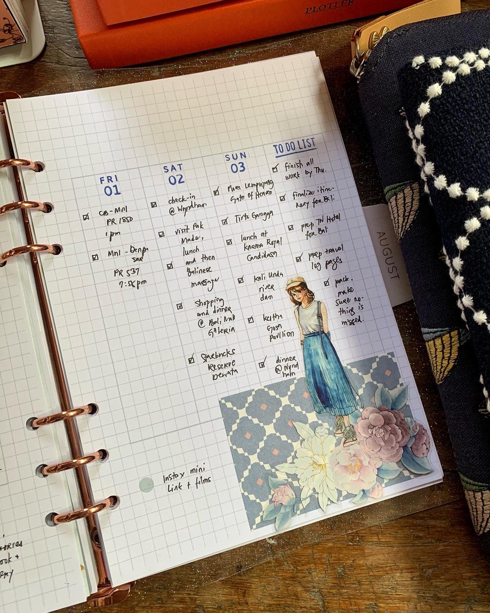 BujoStudyLove's tweet photo. Week 26 in my #bulletjournal. πβΊοΈ And a sneak peak of my new toys. π§‘π #plotterjp
|| #floralstickers #creativeplanner #loidesign #monchiichen #floralwashitape #notebookcover #plotter #γγγγΏγΌ #ζε
· #ζεΈ³ #everydayexplorersco #bulletjournalweekly https://t.co/VmiwFGXBG8