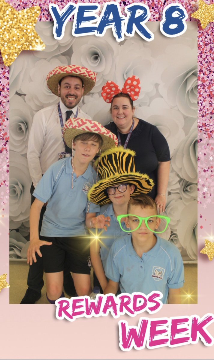 MrsRWorth1's tweet photo. What a fantastic afternoon yesterday to celebrate year 8! Thanks to @MrFitzgerald_RE for organising - it was ace! #photobooth @NewmanRCCollege https://t.co/tSjm52bLEe