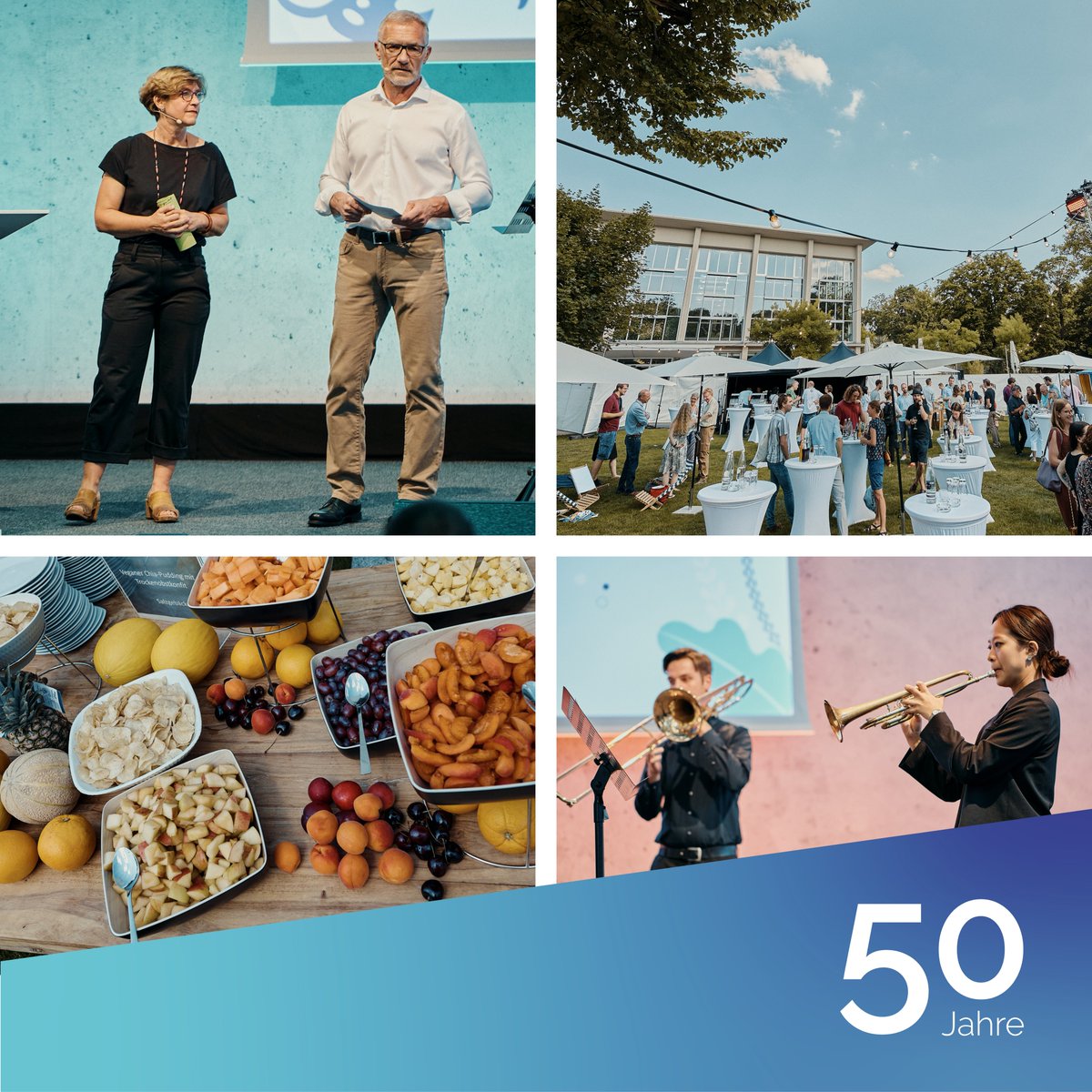 🎭🥳🤗Endlich sahen wir uns wieder: Bei unserer ersten großen Jubiläumsfeier, unserem Tag der offenen Tür, feierten viele Kolleg:innen, Almuni, Freunde und Interessierte #50JahreISI. Danke an alle, die diesen spannenden Tag mit uns teilen konnten! #50Jahre50Wochen 🎉
