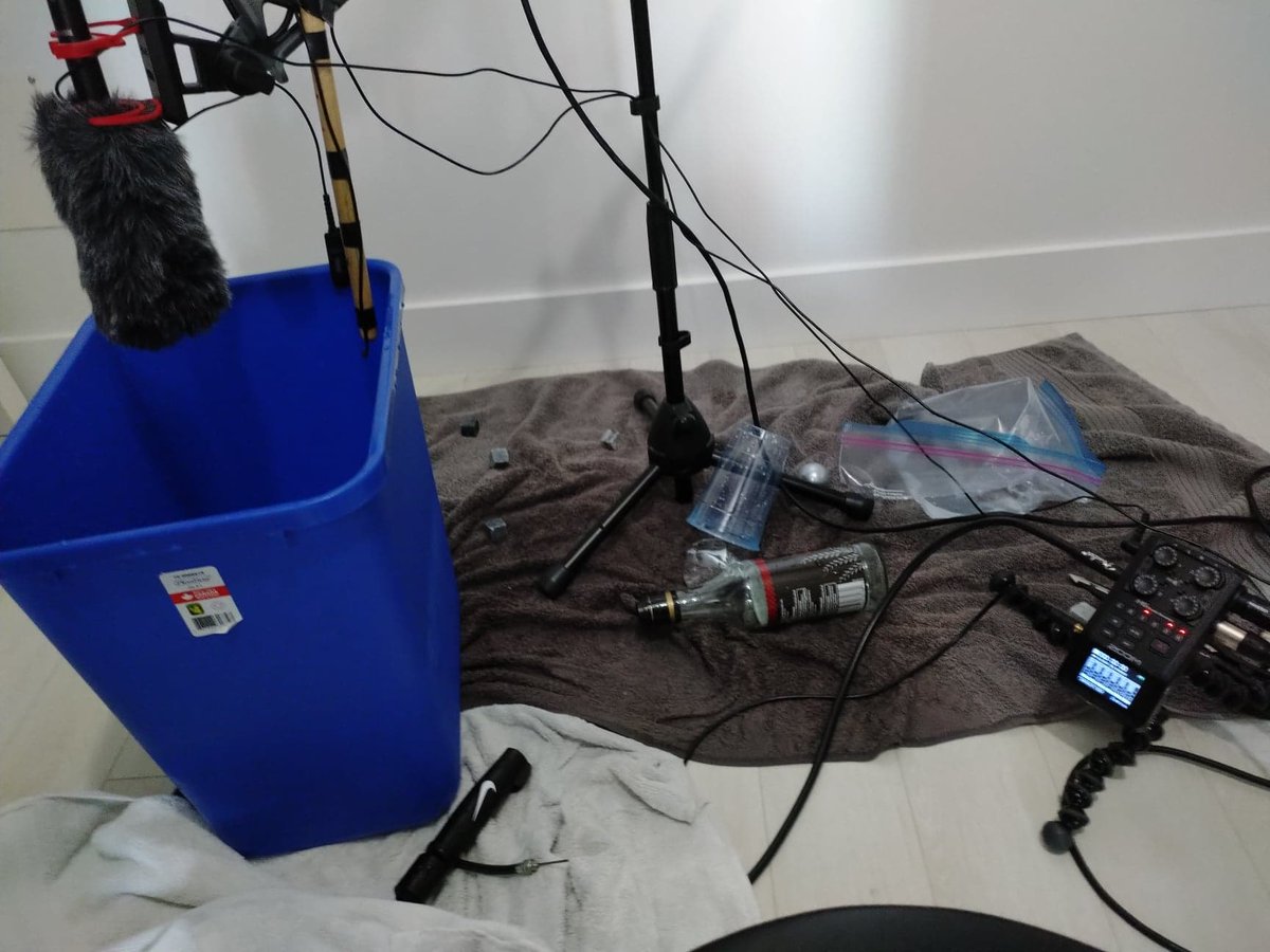 SDProduction6's tweet image. Daily #sounddesign #1

Her some picture of before and after a water recording session.