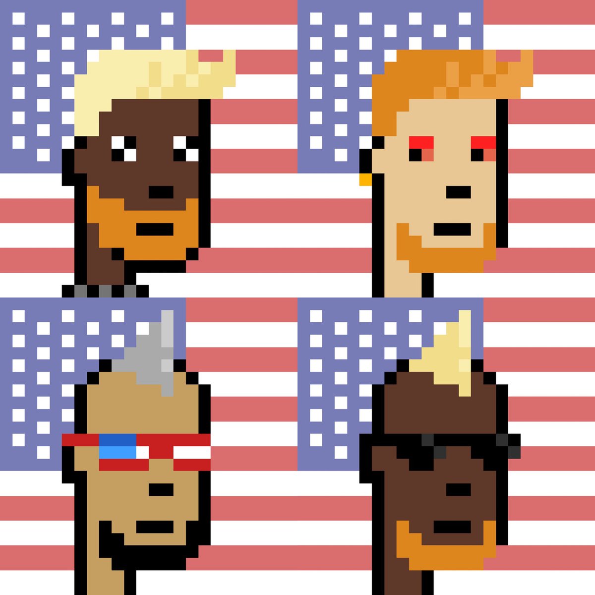 The Americans NFT giveaway 🇺🇸

To participate:

Drop your ETH address, follow &amp; RT 

(4 winners x 24 hours ⏰)