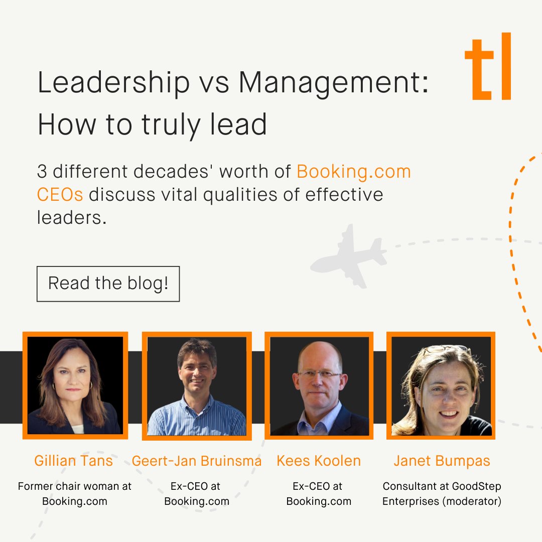 🧩 There is no set blueprint for the perfect leader. In fact, any leader should constantly be striving to learn from their team and their peers

We listed 4 of the key areas that 3 former <a href="/bookingcom/">Booking.com</a> CEO's believe are essential to be an effective leader⤵️

hubs.li/Q01dZKt30
