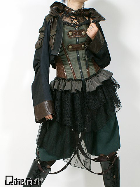 大切な QutieFrash キューティーフラッシュ 迷彩 龍 チャイナ スカート