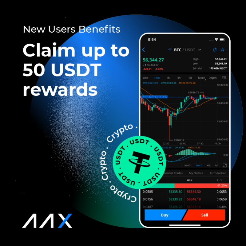 AAXExchange's tweet photo. Surprise! 🎁🎁🎁 #AAX Special Bonus Is Here!
👉Click the link https://t.co/PZv1iWPf1O
👉Sign up with email and complete identification（KYC1）
✅Get 10U💵 for free (no threshold) and it will be credited within one working day! #BTC #ETH #GMT #APE