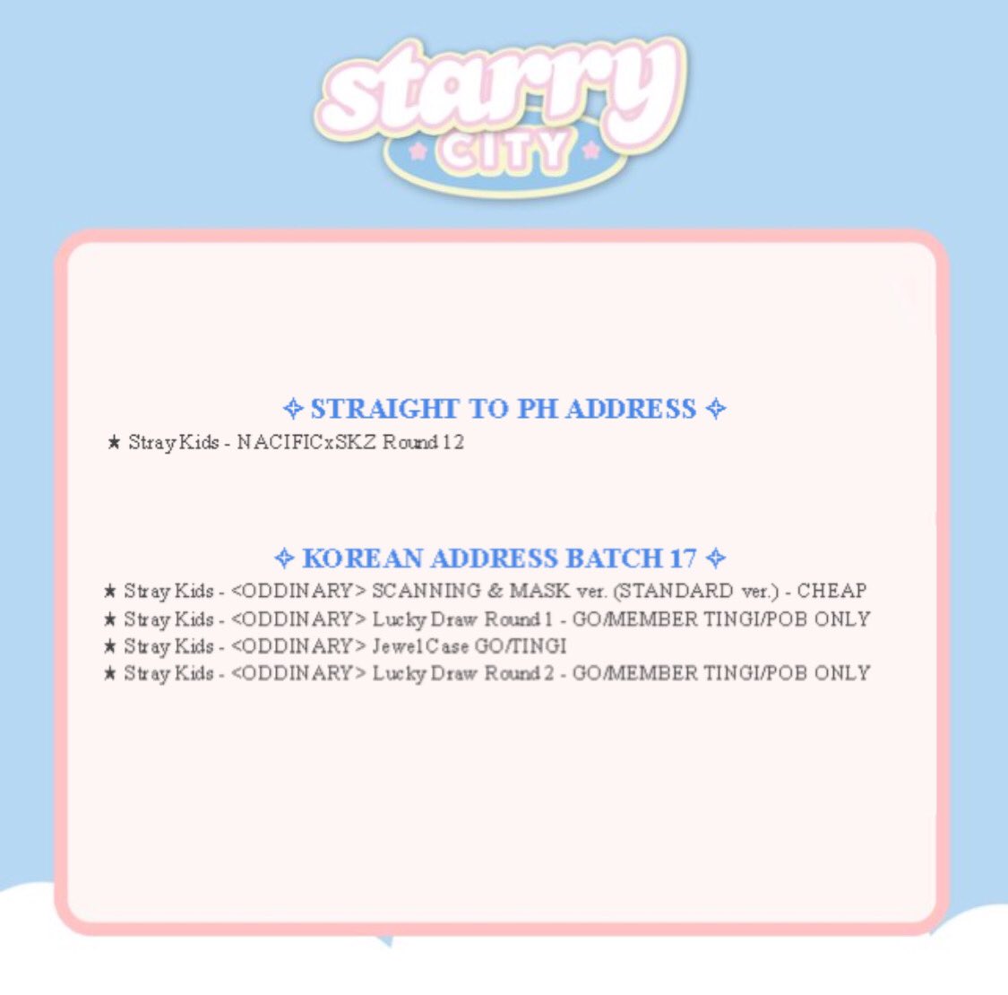 starrycityph's tweet photo. ┈┈⋆ #SCPHUpdates✨

SCO - 100% of Parcels for 1st shipout was already picked-up and shipped.

Regular Shipment - waiting to be picked-up, TNs will be sent right away after the shipment https://t.co/WqzdL5bAkg