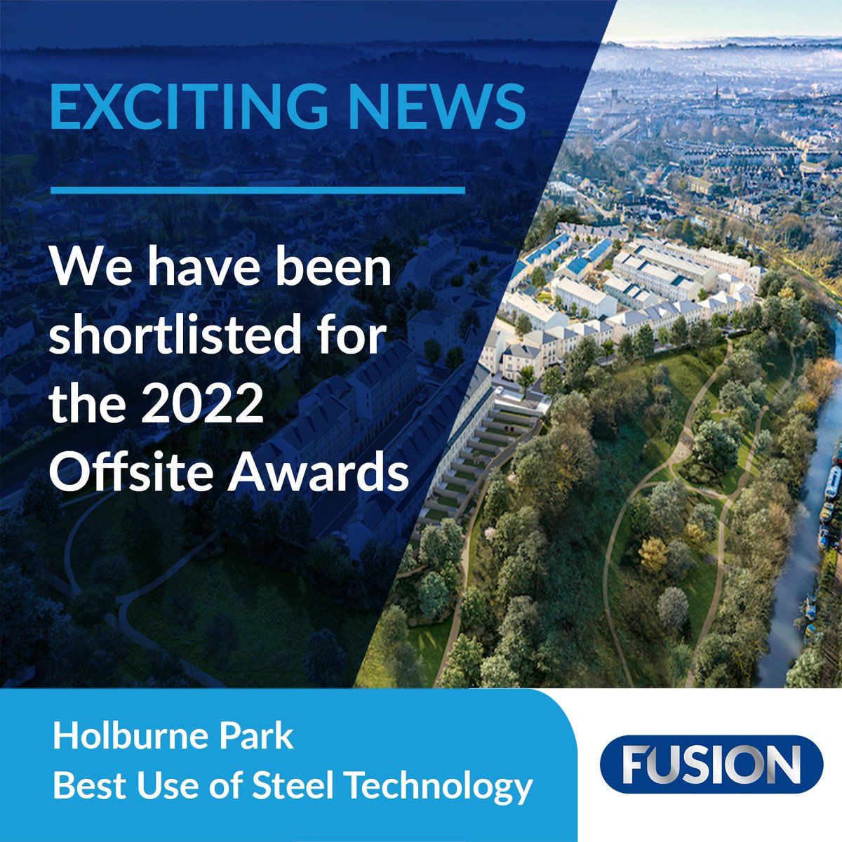 Fusion Steel Framing (@fusionbuildlgs) on Twitter photo <a href="/FusionBuildLGS/">Fusion Steel Framing</a> are delighted to be named as a finalist for the <a href="/ExploreOffsite/">Explore Offsite</a> #offsiteawards - Holburne Park has been shortlisted in the Best Use of #Steel Technology category. The winner will be announced on the 20th September - Good luck team! <a href="/FusionBuildLGS/">Fusion Steel Framing</a> are delighted to be named as a finalist for the <a href="/ExploreOffsite/">Explore Offsite</a> #offsiteawards - Holburne Park has been shortlisted in the Best Use of #Steel Technology category. The winner will be announced on the 20th September - Good luck team!