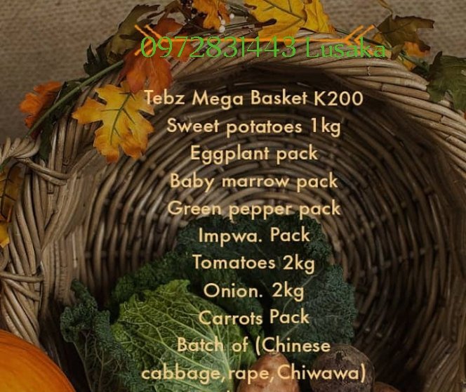 MTchaxy's tweet photo. Get yourself a fresh vegetable and fruit basket delivered to your door at affordable prices. Deliveries are on friday and Saturday. We also have already cut customised salad packs. Whatsapp 0972831443 for your order. Lusaka RT @tonytheegoon @WemmyMa https://t.co/p7aVu3JwUS