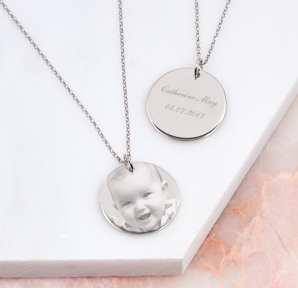 CountyAntrimJud's tweet photo. PLEASE HELP 
If anybody finds a necklace with my nephews picture etched on it like the round necklace in the picture, please DM me, it is very sentimental, it might have been lost around the Stewartstown road area. Please share!!!
Thank you. https://t.co/yyOnYnJwie