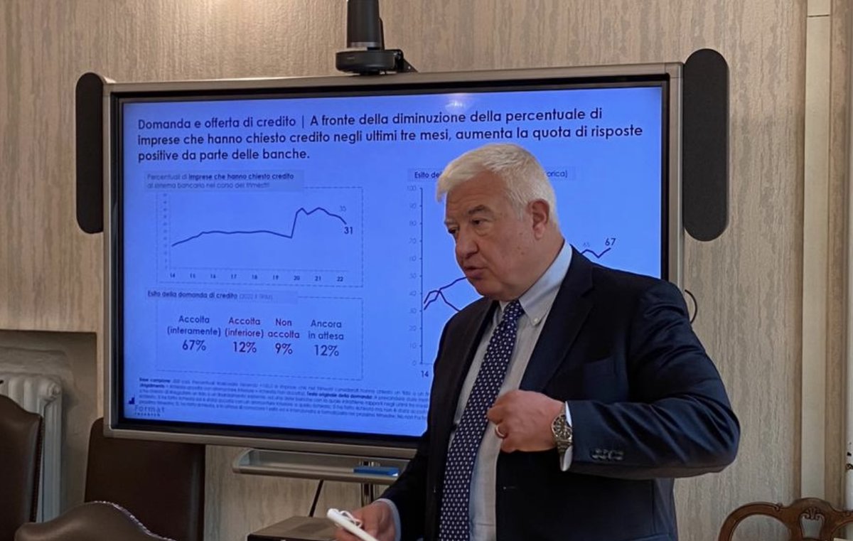 "Prosegue la crisi delle imprese colpite dall’aumento abnorme dei prezzi praticati da parte dei fornitori: l’indicatore è pari a 12 (su una scala da 0 a 100)"così <a href="/FormatResearch/">Format Research</a> durante la conferenza stampa svoltasi in Ascom