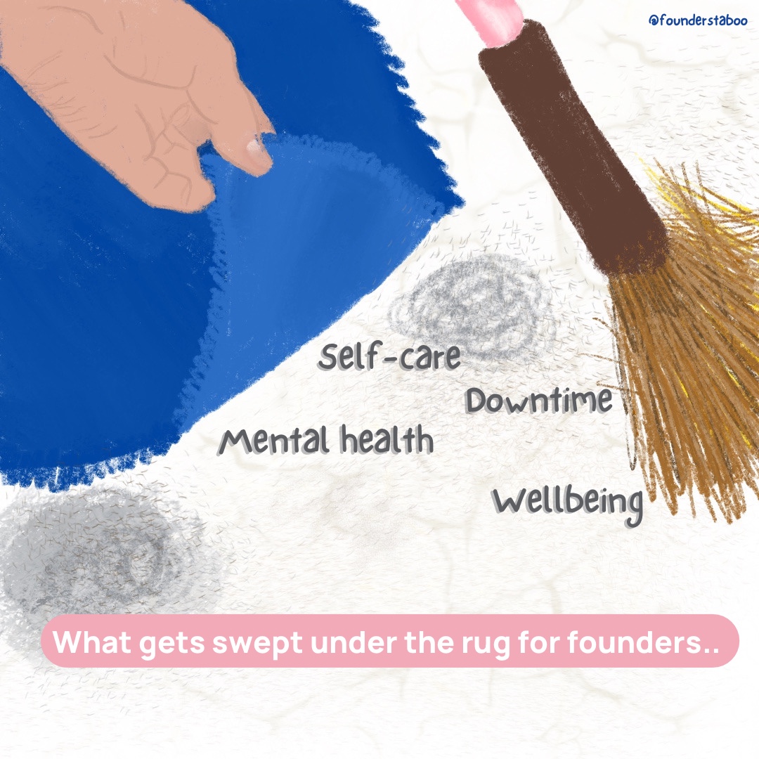 Just a few of many things that often takes a back seat for founders in the process of growing their company. 

#mentalhealth #foundersmentalhealth