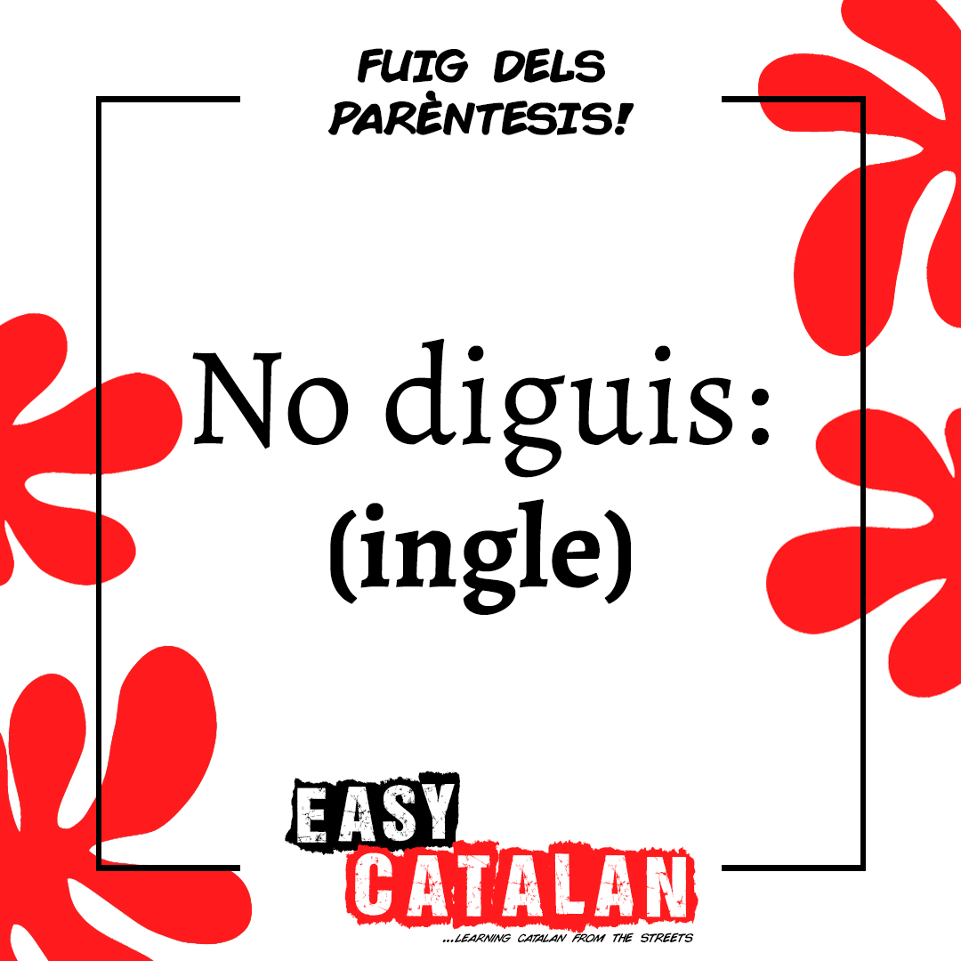 EasyCatalan's tweet photo. En lloc de: ingle ❌
Digues: engonal ✔️
Per exemple: Ahir, fent esport, em vaig fer mal a l’engonal.
🏃 Fuig dels parèntesis amb nosaltres!
Si t'agrada el contingut, dona'ns suport a https://t.co/NrvyMs9hi2
#engonal #bendit #learningcatalan https://t.co/bFMY3eUx2p