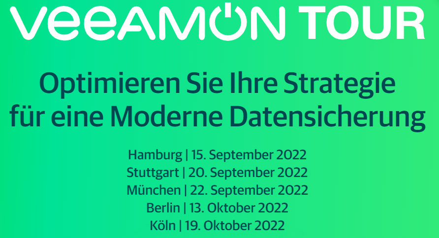 Looking forward to Veeam On Tour in Germany in September/October <a href="/veeam_de/">Veeam DACH</a> @TechDataDE go.veeam.com/veeamon-tour-2… academy.techdata.com/site/common/fi…