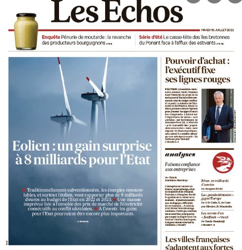 etiennepourcher's tweet photo. Quand les #energies #renouvelables #éolien en tête rapportent à l'état... #accelerons #changementclimatique https://t.co/b0meVtOMAs