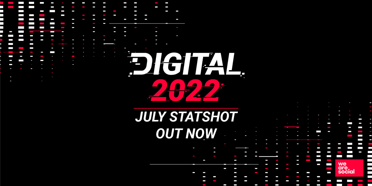 wearesocial's tweet photo. Your summer just got even hotter 🔥
Our Digital 2022 July Global Statshot is now live.
Here are some of the key headlines.
#Digital2022 #JulyStatshot https://t.co/ZPCi316RHW