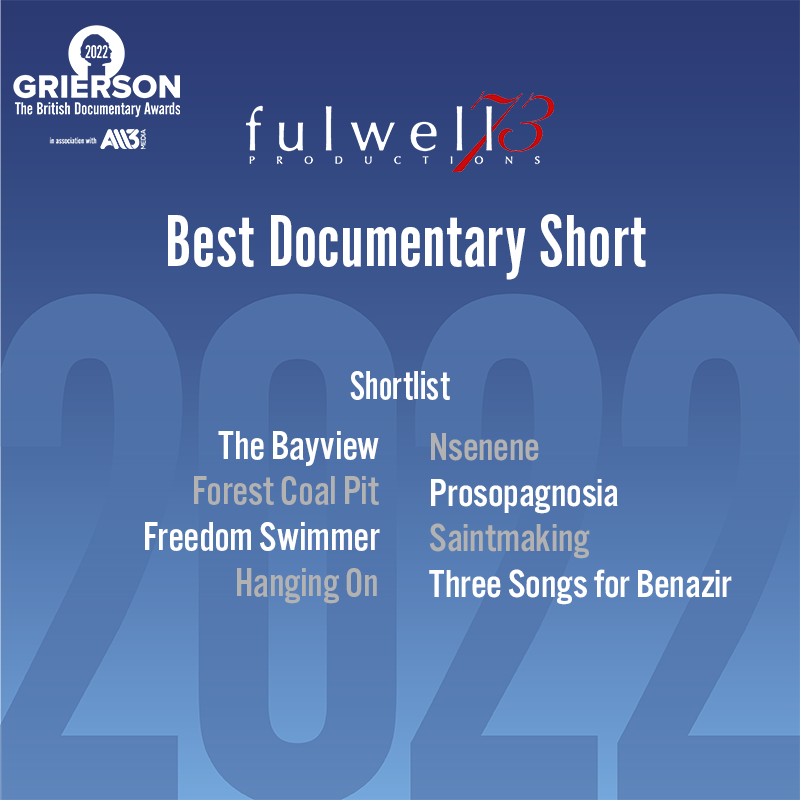 griersontrust's tweet photo. #GriersonAwards shortlisted entries for @Fulwell73 Best Documentary Short https://t.co/Tvpdbs0WGh https://t.co/5fkNEsfTG1