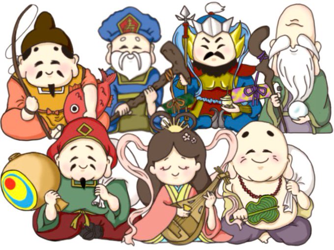 七福神のtwitterイラスト検索結果
