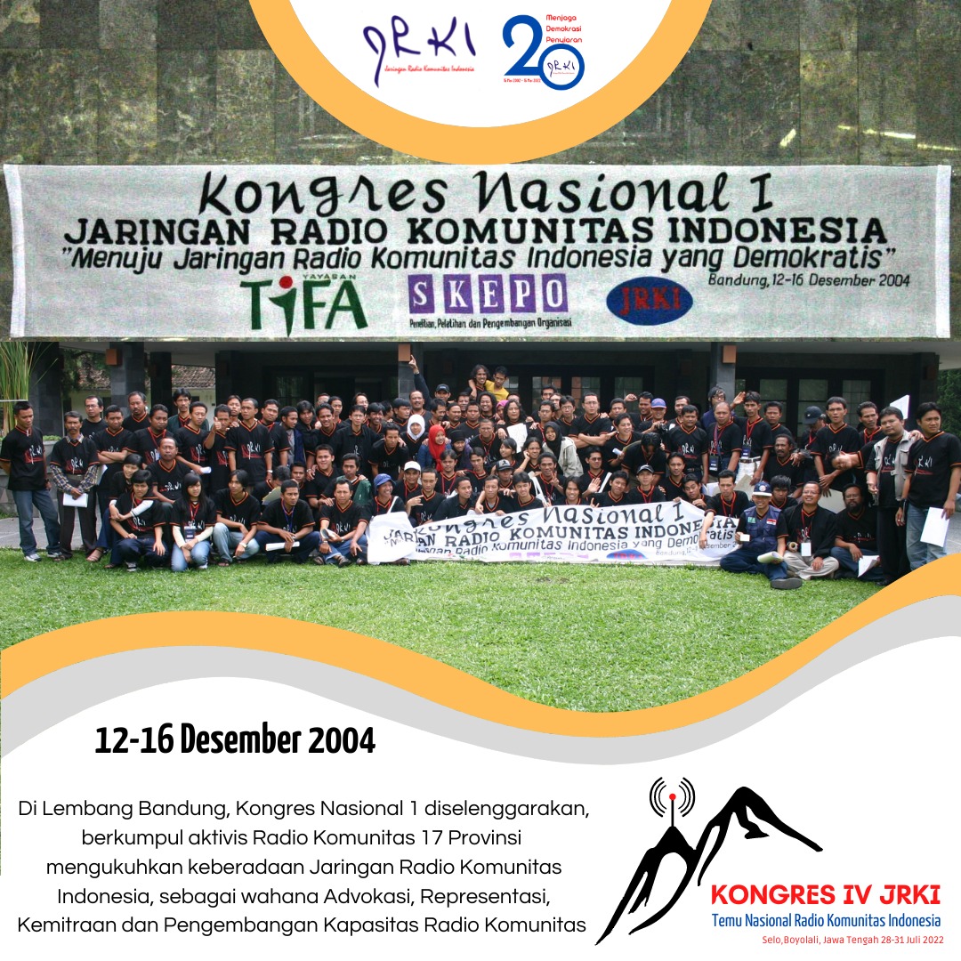 Di Lembang Bandung, Kongres Nasional 1 diselenggarakan, berkumpul aktivis Rakom 17 Provinsi mengukuhkan keberadaan Jaringan Radio Komunitas Indonesia sbg wahana Advokasi, Representasi, Kemitraan dan Pengembangan Kapasitas

#Kongres4JRKI
#RadioKomunitas 
#JRKI
#udaramilikkita