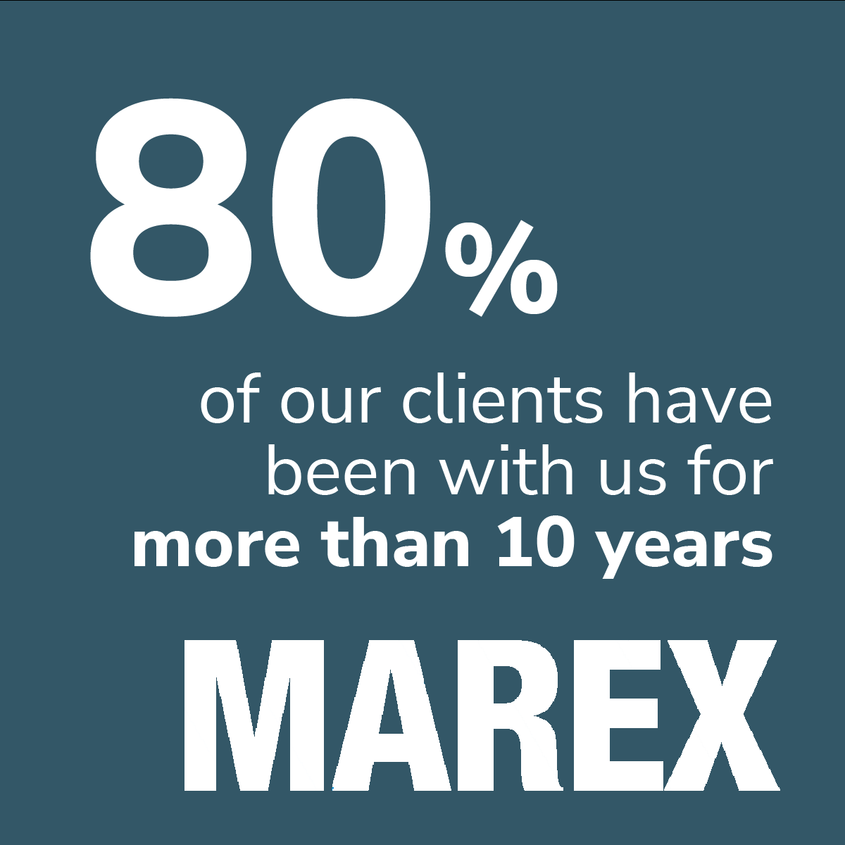 MarexRisk's tweet photo. Eighty percent of our clients have been with us for more than 10 years - so we're definitely doing something right 👍
Find out how we can help you rethink, refocus and strengthen your approach to risk management.
https://t.co/08AXYGqshx
#RisksManaged #qualitymatters https://t.co/BCiX8NsPbW