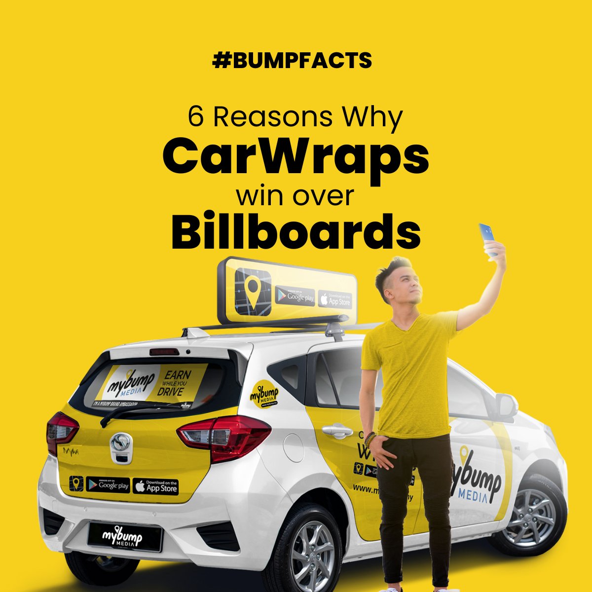 Why choose something static when you can have high mobility, reach and be dynamic?

Check out our TOP 6 REASONS WHY CAR WRAPS WIN OVER BILLBOARDS with our latest article!

Link to article: bit.ly/3PorbCh