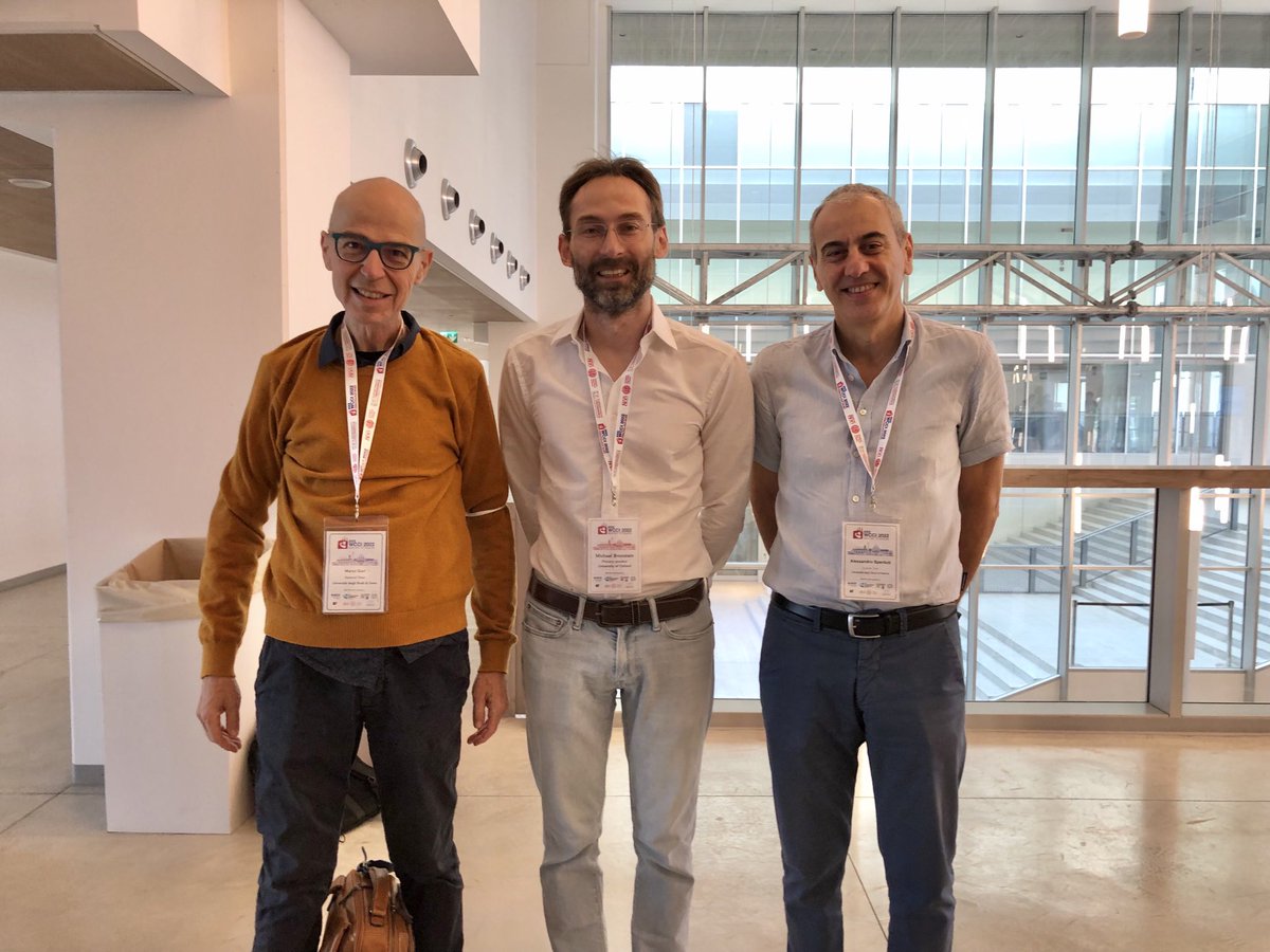 It does not happen to meet two of the inventors of GNNs Alessandro Sperduti and Marco Gori at the same place