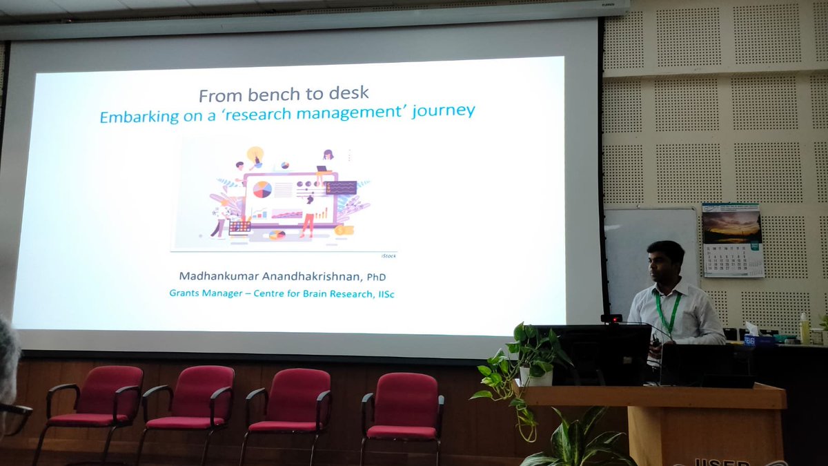 NpdsPost's tweet photo. Day2 Talk2:
The Research #management plays a great role in helping with our #grant applications to execute our #research ideas. 
#Career trajectory in research administration well laid out by @madhankrish covering aspects of Job Profile &amp; Requirements!
#Unherd #NPDS2022 https://t.co/VWj0iZ8yj9
