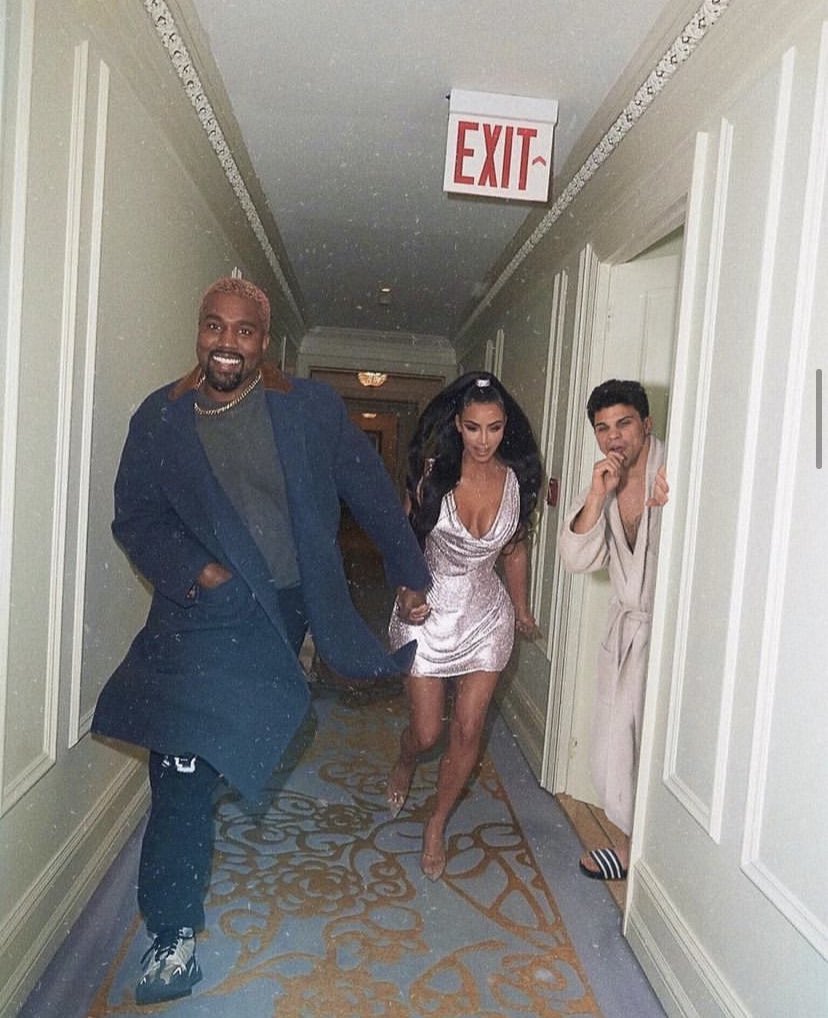 This Man Photoshops himself into different celebrity pictures😂

1. Kanye West &amp; Kim kardashian