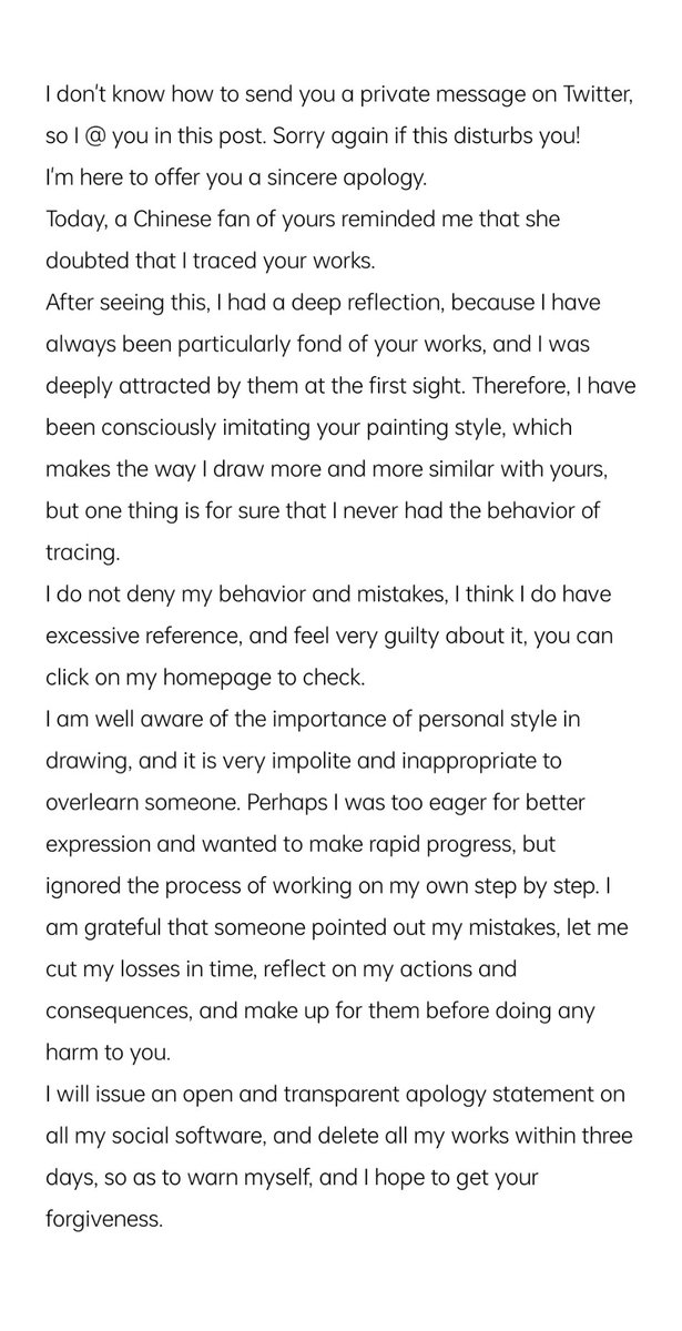 Eudaemis's tweet photo. @HQ20201215 
I don't know how to send you a private message on Twitter, so I @ you in this post. Sorry again if this disturbs you!
I'm here to offer you a sincere apology. https://t.co/FOh8YRMnns