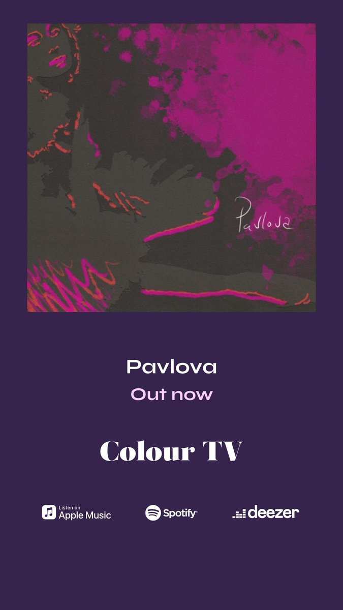 Our new single Pavlova is out today, waiting to be heard. Listen across all major streaming services and take to dancing. When the curtain fell, the curtain tails still clung to me!