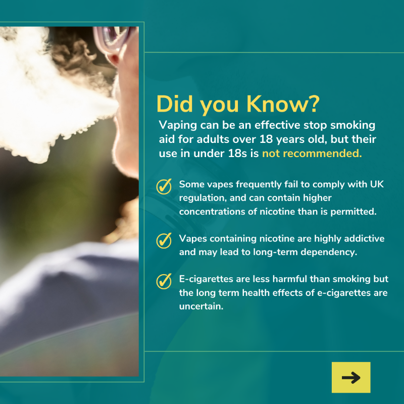 DevonCC's tweet photo. 💨 Concerns have been raised by schools in #Devon about a rise in the use of vapes, or e-cigarettes, among pupils at school.

Feedback from schools suggest that some children, a few as young as seven, are using vapes regularly.

Swipe left below to read more ⬅️