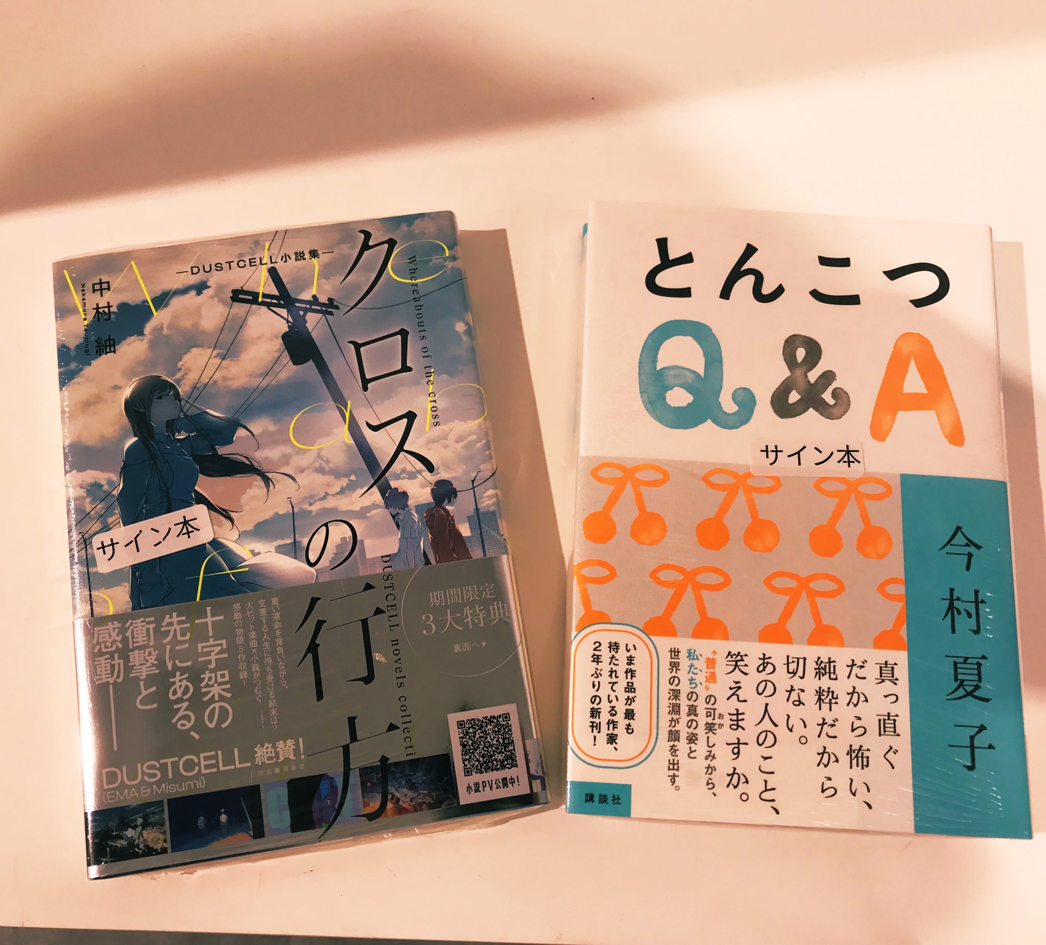 クロスの行方 ―DUSTCELL小説集― 中村紬 直筆サイン本 シュリンク