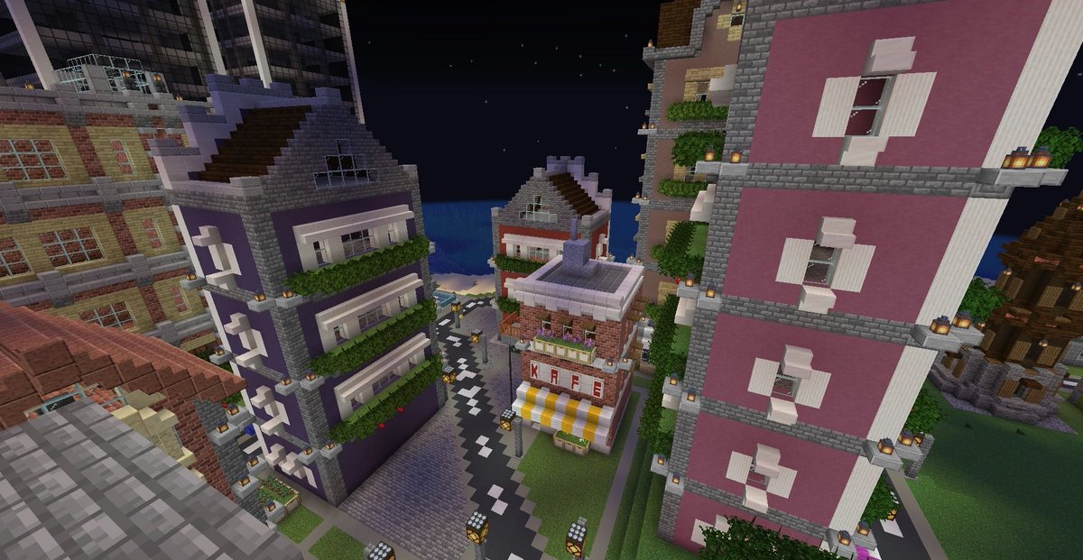 Fluffy_Oscar's tweet photo. #Minecraft 
Я так сильно хотел отвлечься, что начал херачить столицу своей страны в Майне + начал заниматься деревней неподалеку https://t.co/dSMEYiwbfV