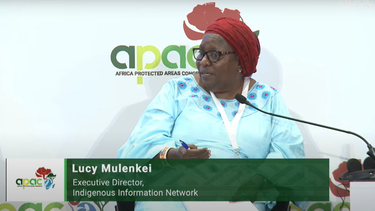 Forest Peoples Programme (@forestpeoplesp) on Twitter photo “We don't want just participation; we want to include #IndigenousPeoples in decision making. Let them contribute to those policies, to the management of protected areas, and have a say.”
- Lucy Mulenkei, Co-Chair of <a href="/IIFB_indigenous/">IIFB</a> at the #APAC2022
<a href="/APA_Congress/">IUCN Africa Protected Areas Congress</a> <a href="/mulenkei/">lucy Mulenkei</a> “We don't want just participation; we want to include #IndigenousPeoples in decision making. Let them contribute to those policies, to the management of protected areas, and have a say.”
- Lucy Mulenkei, Co-Chair of <a href="/IIFB_indigenous/">IIFB</a> at the #APAC2022
<a href="/APA_Congress/">IUCN Africa Protected Areas Congress</a> <a href="/mulenkei/">lucy Mulenkei</a>