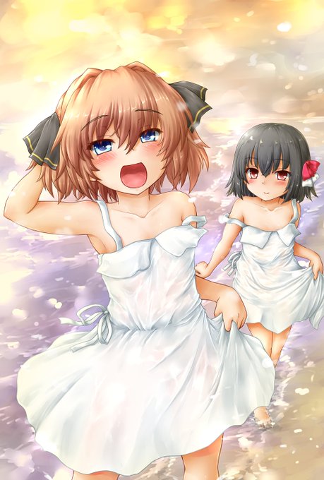 八丈と石垣本の表紙絵。過去一光属性な表紙だと思う。
まあエロ本ですけど。タイトルどうしよっかなー 