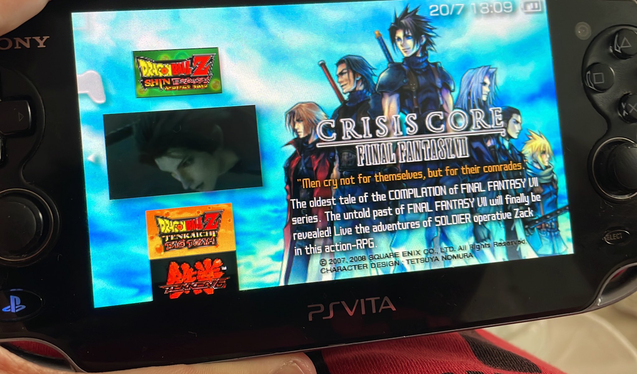 Crisis core ps best sale vita