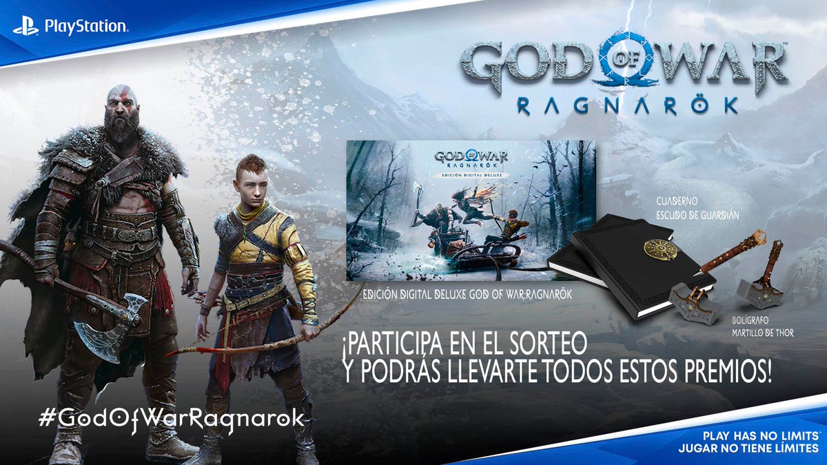VandalOnline's tweet image. Sorteamos un God of War Ragnarök + pack de merchandising exclusivo para celebrar que las reservas ya están abiertas.

- Usa #GodOfWarRagnarok y dinos qué arma usarías para el Ragnarök, ¿Leviatán o Espadas del Caos? 
- Tenéis 24 horas para participar, sólo residentes en España