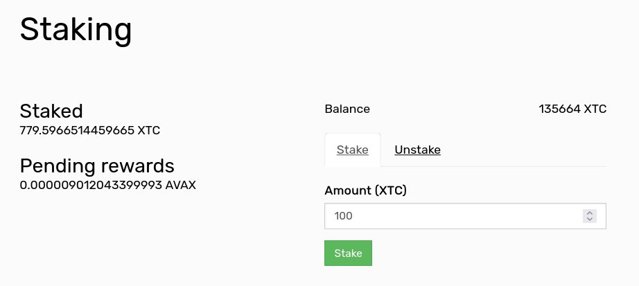 exoticsbet's tweet photo. Staking undergoing some final testing. 
1. Bet on our app and earn $XTC rewards on every bet (win or lose).
2. Stake you $XTC to earn recurring $AVAX revenue (rewards accrue instantly when someone makes a bet).
3. No staking deposit/withdrawal fees or timelocks. https://t.co/CPDolDdGEV
