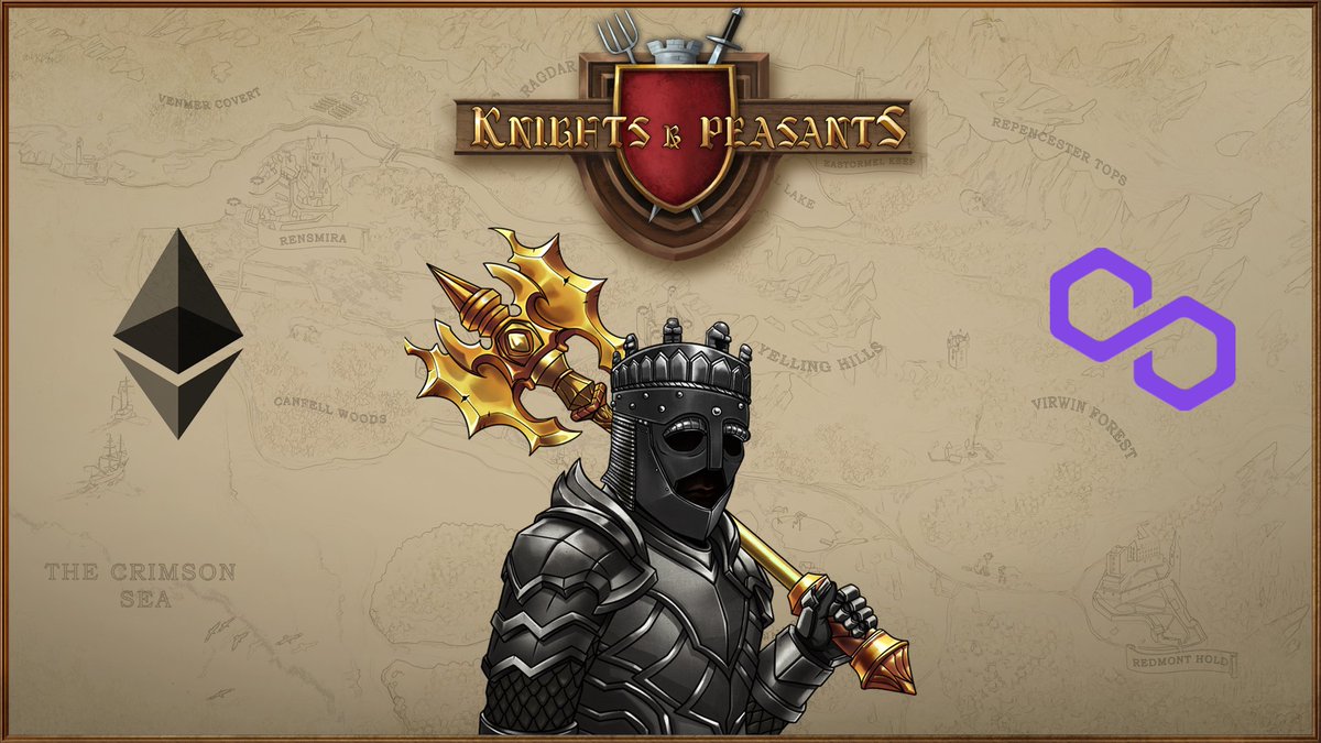#PolygonNFT #P2E

Knights and Peasants is coming to <a href="/0xPolygon/">Polygon</a> / ETH soon💜!

Eth has a massive NFT community and Polygon has an extremely passionate GameFi community💚!

Spread the word📯!

-5 winners win 50 $MATIC! 

Tp enter: 
- RT, Like &amp; Follow us
- Tag 2 friends

⏰72 hours