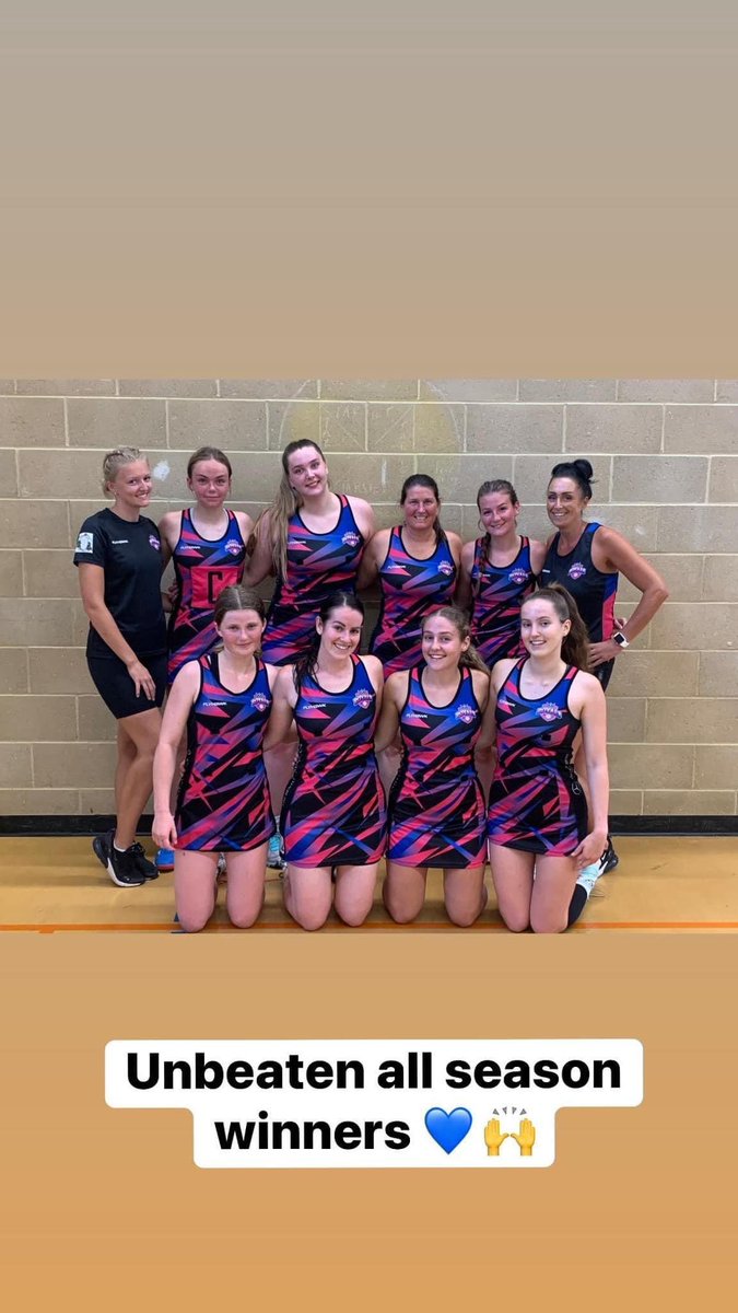 netball_royals's tweet photo. Congrats to coach (and birthday girl today Michelle!) and the ladies who’ve helped “Royals Fever” finish the season UNBEATEN!! 💙👏💙👏 (few missing players,sorry) https://t.co/yqjt0ASooK