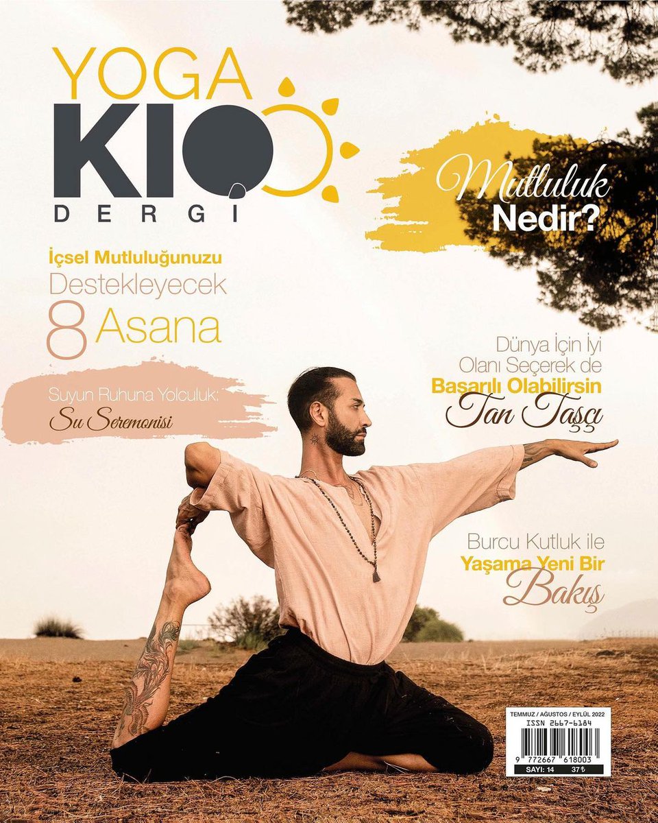 YogaKioo Derginin 14. Sayısında <a href="/TanTasci/">Tan Taşçı</a> sizlerle.. ✌️