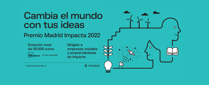 MADRID's tweet photo. 📌 Convocamos la VI edición de los premios de emprendimiento social #MadridImpacta.
✅ Reconocen la labor de empresas sociales y el desarrollo de nuevos proyectos de emprendimiento.
✅ La convocatoria está abierta hasta el 15 de septiembre de 2022.
 👉🏻 https://t.co/rkyod0h1wI https://t.co/W89DhqaXr5