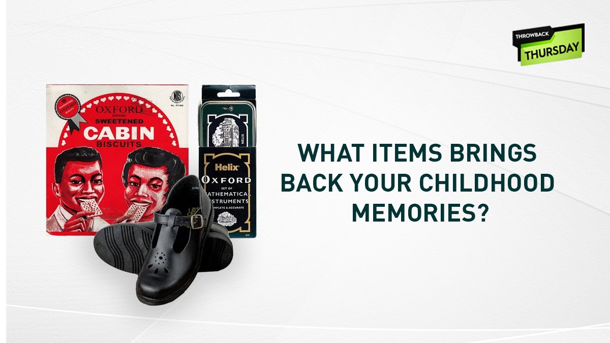 Today for #InfinixThrowbackThursday, we are asking, Which of these can you relate to?
 
 Math sets, cotina shoes, carbin biscuits etc