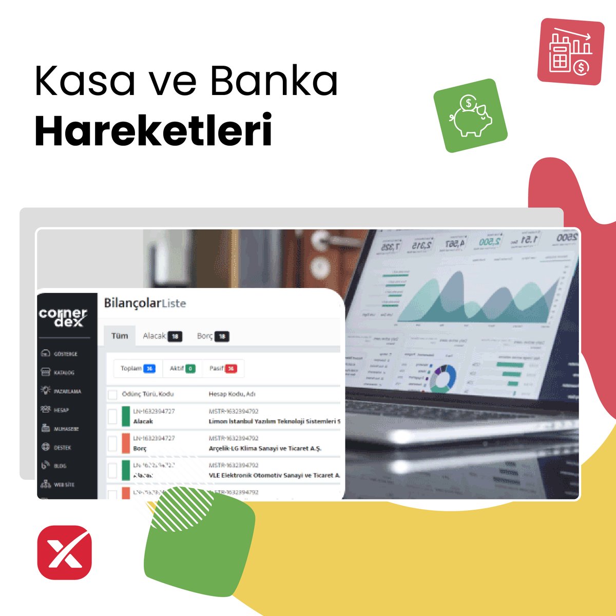 CornerDex's tweet photo. İşletmenize hangi kasa ya da banka hesabınızdan ne zaman, ne kadar para girmiş, çıkmış hepsini görüntüleyin.

Daha Fazlası İçin : https://t.co/drIF9HdiMO 
0850 308 88 34

#stoktakibi #faturatakibi #caritakibi #muhasebetakibi #eticaret #ecommerce #cornerdex #yazılım #pazaryeri https://t.co/gMUdV1KPzN
