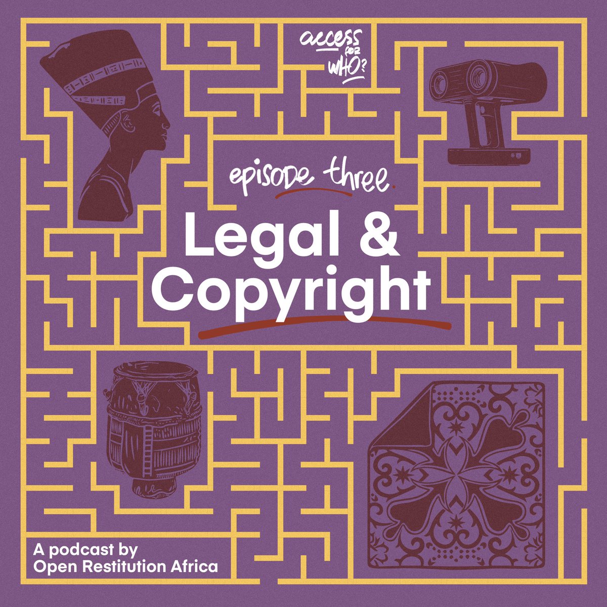 OpenRestitution's tweet photo. This episode of #Accessforwho we explore the legalities around the ownership of digital collections with a focus on Western IP systems, indigenous knowledge systems and limitations. Click https://t.co/6pNAfyfgXd to listen https://t.co/ShPPizeSyy