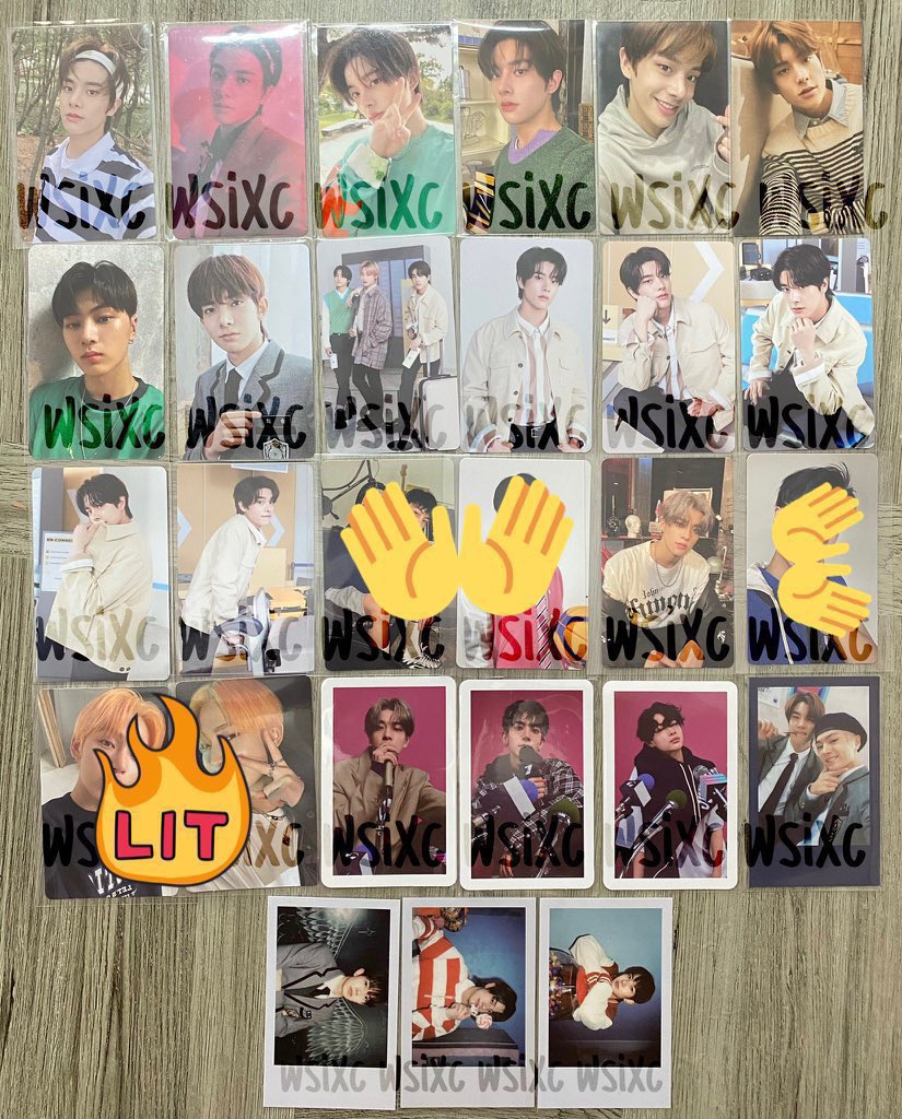 [HELP RT / 🇲🇾 ONLY] my msia 
WTS ENHYPEN PHOTOCARDS 

• DM me if interested 🫶🏻
• QYOP [pls no low price] 
• excl postage 

manisfesto jay ni-ki sunghoon jungwon jake sunoo heeseung d:d

#pasarENHYPENmy #pasarENHYPEN <a href="/PasarEnhypen/">PASAR ENHYPEN 🇲🇾 (slow)</a> @enhypenmarketMY <a href="/MYenhypenpc/">ENHYPEN PC WTS WTB WTT 🇲🇾</a>