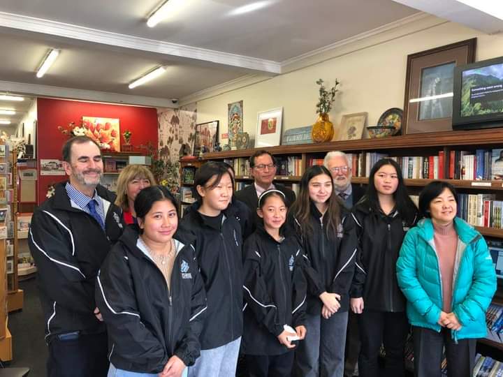 Before the match began, the official jackets of the #ChessOlympiad were presented to the Women’s team by local Member of Parliament Simeon Brown, in the presence of New Zealand Chess Federation president Nigel Metge and other officials.