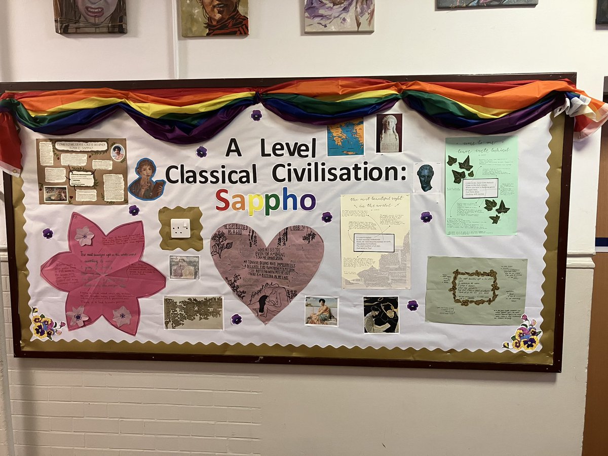 Absolutely obsessed with our new Sappho display. #classics #lgbthistory