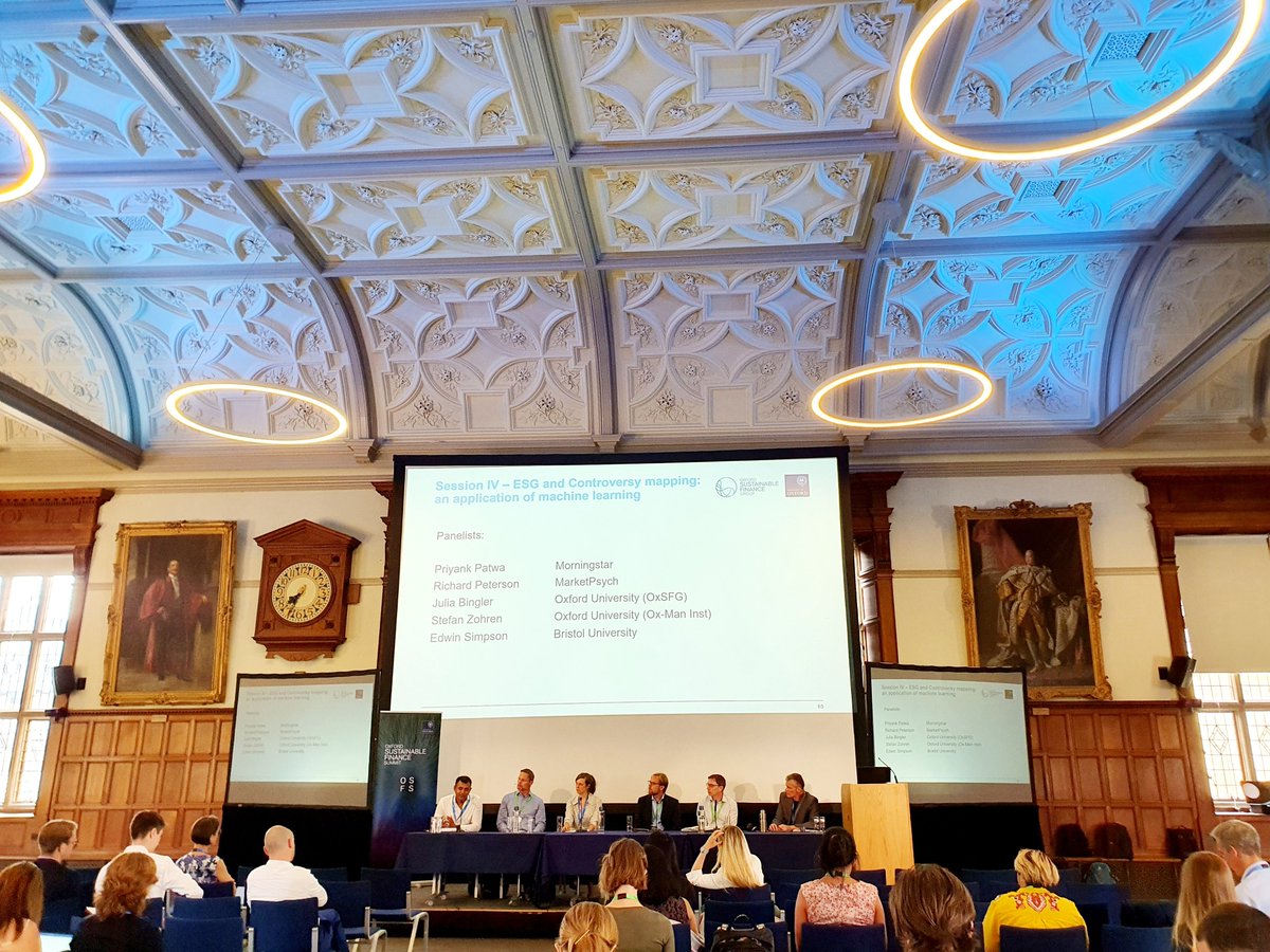 lucyerickson_'s tweet image. Natural language processing is used for #ESG &amp;amp; controversy mapping in investing - but the way markets reward/punish corporate behaviour varies by country &amp;amp; culture

Fascinating panel led by Dr Steven Reece, Head of Machine Learning Research

#osfs2022 @TheSmithSchool