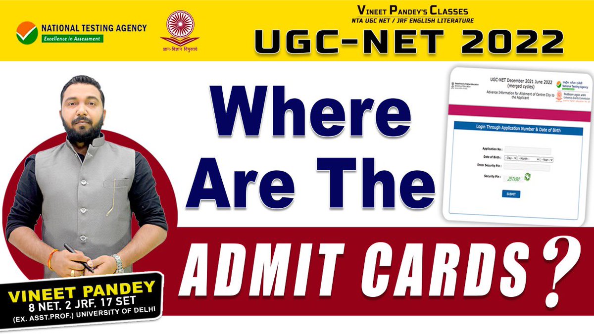 profvineetpande's tweet photo. 34000 Seats are available for Asst professors in Top universities and Our students are Ready to Claim those seats but they are Trapped in A worst Exam System.

Watch the video for more and Subscribe #ugcnet #ugcnetpaper1 #ntanet #ugcnetenglish #vineetpandey #netjrfexam https://t.co/OaHmrUs2R8