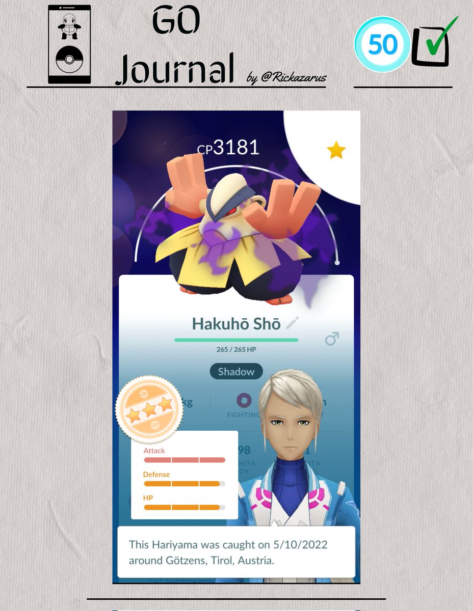 Rickazarus's tweet photo. #MaxoutThursday #MaxoutEveryDay #GOJournalbyRickazarus #PokemonGO https://t.co/BI2lCf79Cp