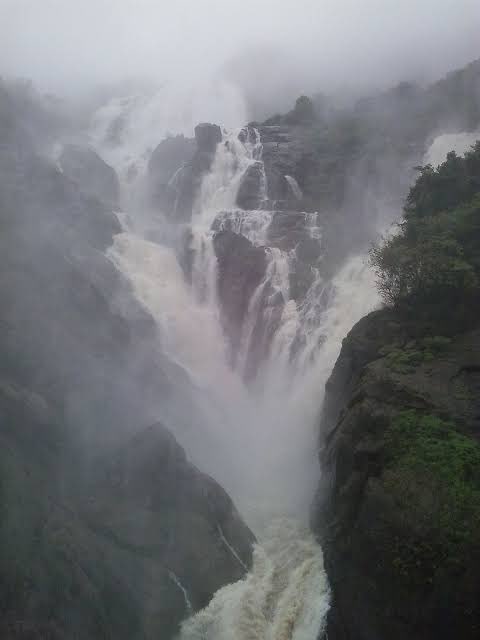 Deepakk75058621's tweet photo. Magnificent Doodhsagar Waterfalls have come alive in Goa ….. https://t.co/DBbzjbuaux